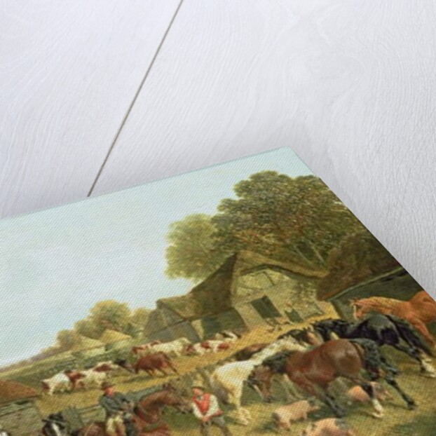 An English Homestead by John Frederick Herring Snr