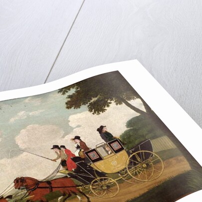 The Royal Mail Coach, Chelmsford to London, 1799 by John Cordrey