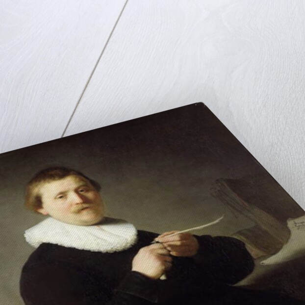 Man Sharpening a Quill, 1632 by Rembrandt Harmensz. van Rijn