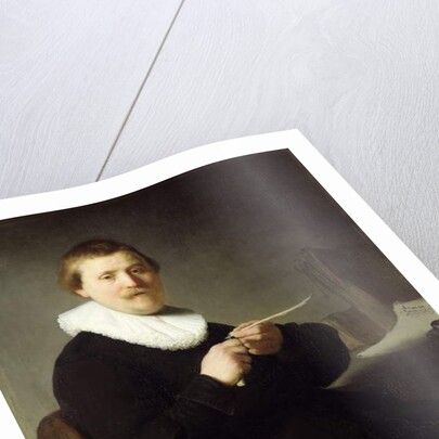 Man Sharpening a Quill, 1632 by Rembrandt Harmensz. van Rijn