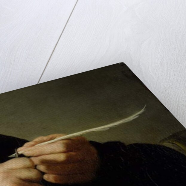 Man Sharpening a Quill, 1632 by Rembrandt Harmensz. van Rijn