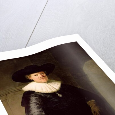 Portrait of a Man, possibly the poet Jan Harmensz. Krul, 1633 by Rembrandt Harmensz. van Rijn