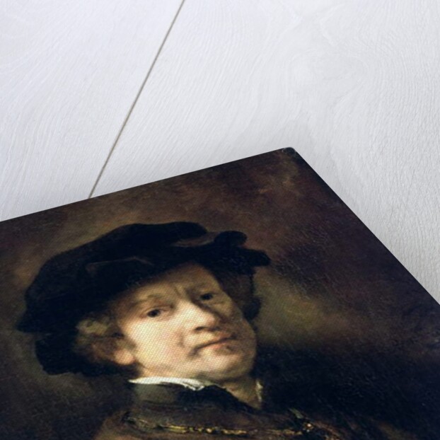 Self Portrait with Cap and Gold Chain, 1654 by Rembrandt Harmensz. van Rijn