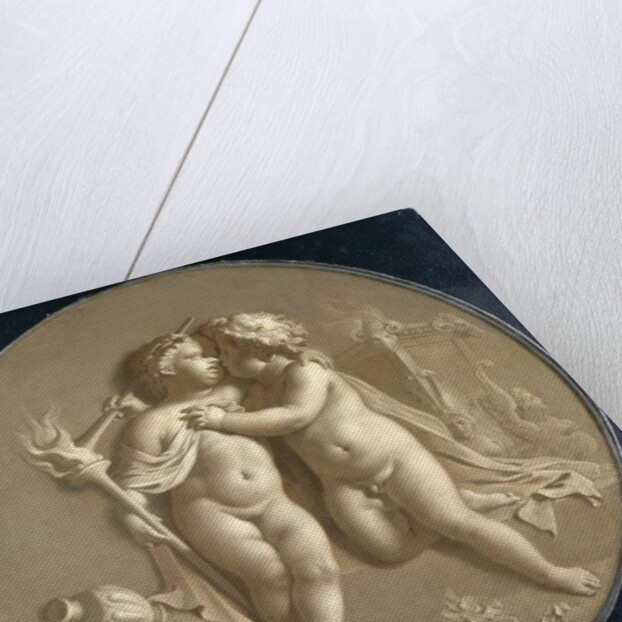 Two Putti with Flames of Love 'Allegory of Love', 1696 by Adriaan van der Werff