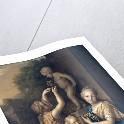 Three Girls sacrifice Flowers to Amor, 1710 by Pieter van der Werff