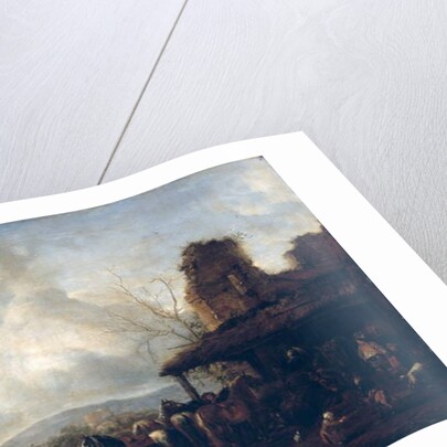 The Stable of a Dilapidated House, c.1640 by Philips Wouwermans or Wouwerman