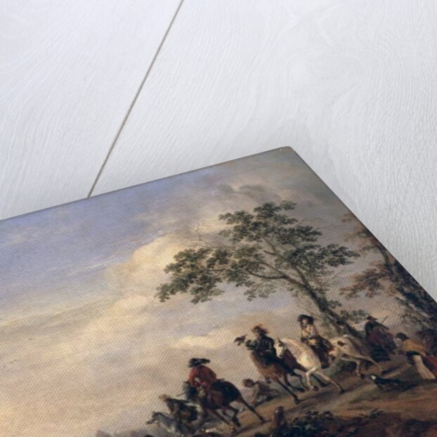 Falconers Return Home from the Hunt, 1658-60 by Philips Wouwermans or Wouwerman