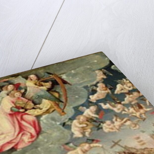 Left wing of Triptych with Adoration of the Trinity, 1523 by Jacob Cornelisz van Oostsanen