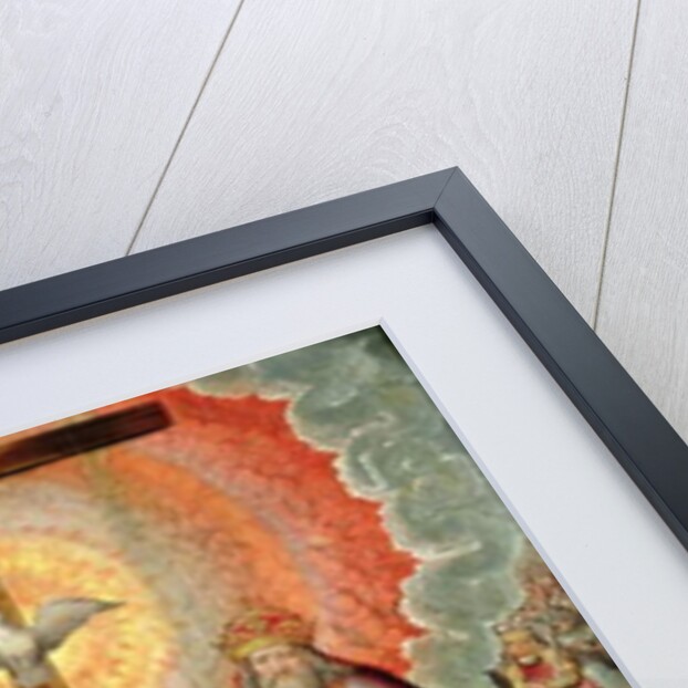 Central panel of Triptych with Adoration of the Trinity, 1523 by Jacob Cornelisz van Oostsanen