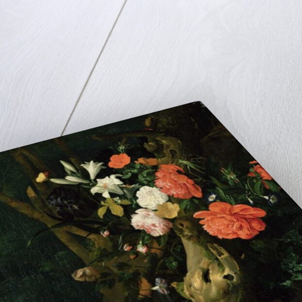 Still Life of Flowers on Woodland Ground, c.1690 by Rachel Ruysch