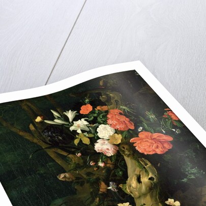 Still Life of Flowers on Woodland Ground, c.1690 by Rachel Ruysch