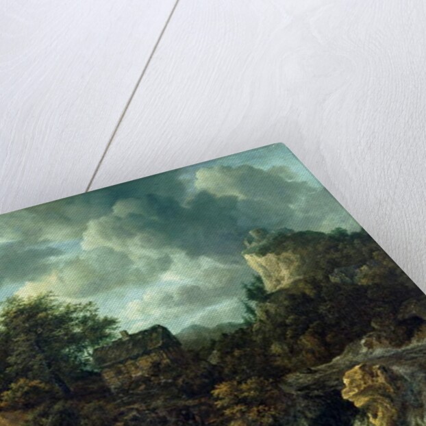 The Waterfall, 1665-70 by Jacob Isaaksz. or Isaacksz. van Ruisdael