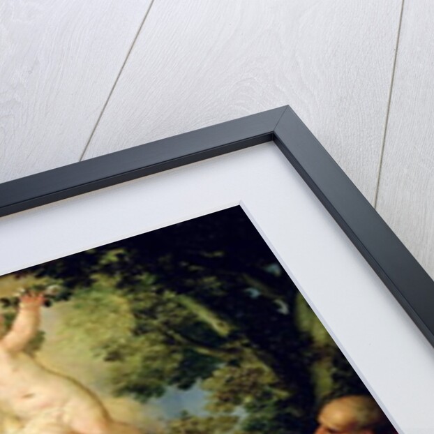 The Holy Family with St. John the Baptist and Flower Dispensing Angels by Hans I or Johann Rottenhammer