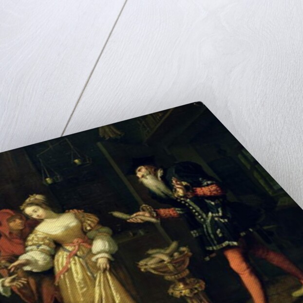 A Masked Joker, 1668 by Caspar Netscher