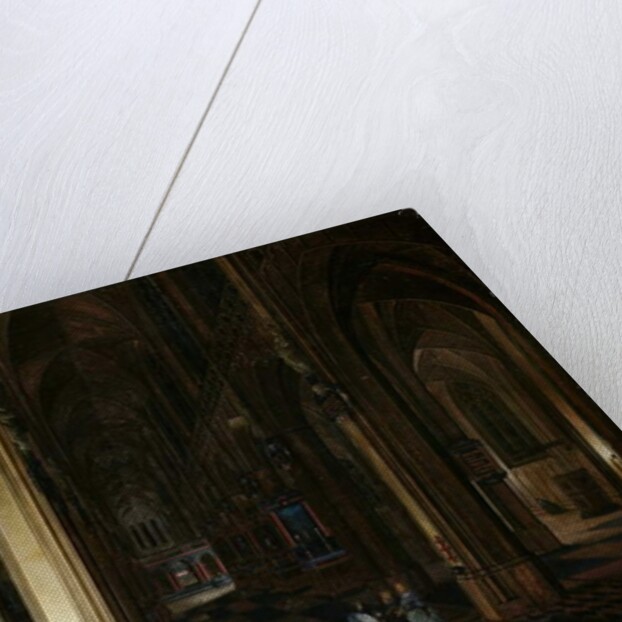 The Interior of Antwerp Cathedral by Candle and Torchlight by Pieter the Elder & Younger Neefs