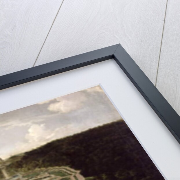 View over the Great Plaza with Temple at the Beginning of the Second Third of the Waterfalls to the Octagon, after 1716 by Jan van Nickelen