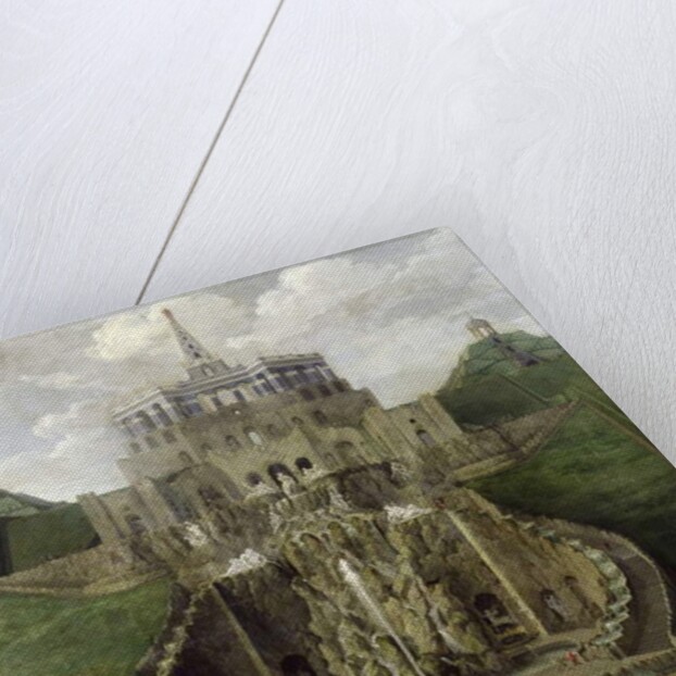 View from the 'Riesenkopf' Basins to the Octagon, after 1716 by Jan van Nickelen