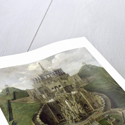 View from the 'Riesenkopf' Basins to the Octagon, after 1716 by Jan van Nickelen