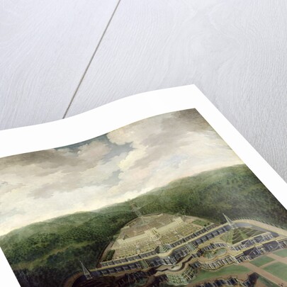 View of the Karlsberg Complex from the Cascades and Gardens to the Octogon, after 1716 by Jan van Nickelen