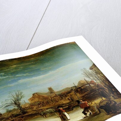 Winter Landscape, 1646 by Rembrandt Harmensz. van Rijn