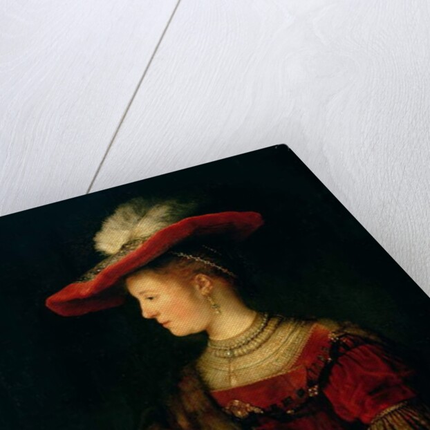 Portrait of Saskia van Uylenburgh by Rembrandt Harmensz. van Rijn