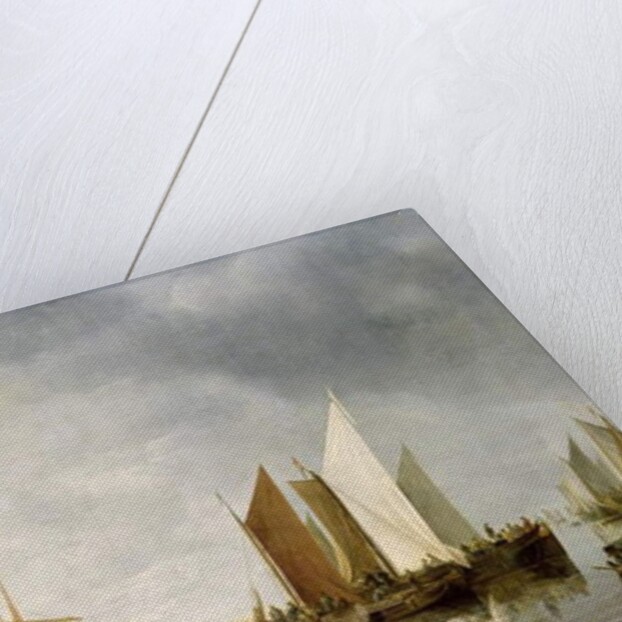 Harbour with Anchored Ships, 1655-60 by Hendrick Dubbels