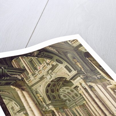 Imaginary Palace with David before Saul by John Devoto