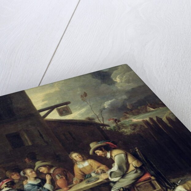 Companions Carousing in front of a Tavern, 1640-50 by Joos van Craesbeeck