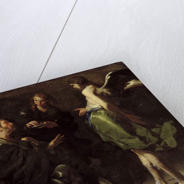 The Young Tobias Heals his Blind Father, c.1640s by Bernardo Cavallino