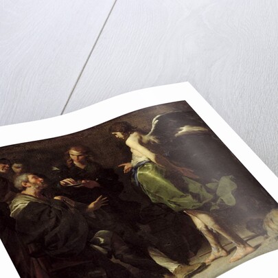 The Young Tobias Heals his Blind Father, c.1640s by Bernardo Cavallino