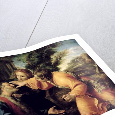 The Young Tobias Heals his Blind Father, c.1600 by Annibale Carracci