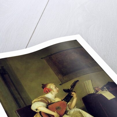 The Lute Player, 1667-68 by Gerard ter Borch or Terborch