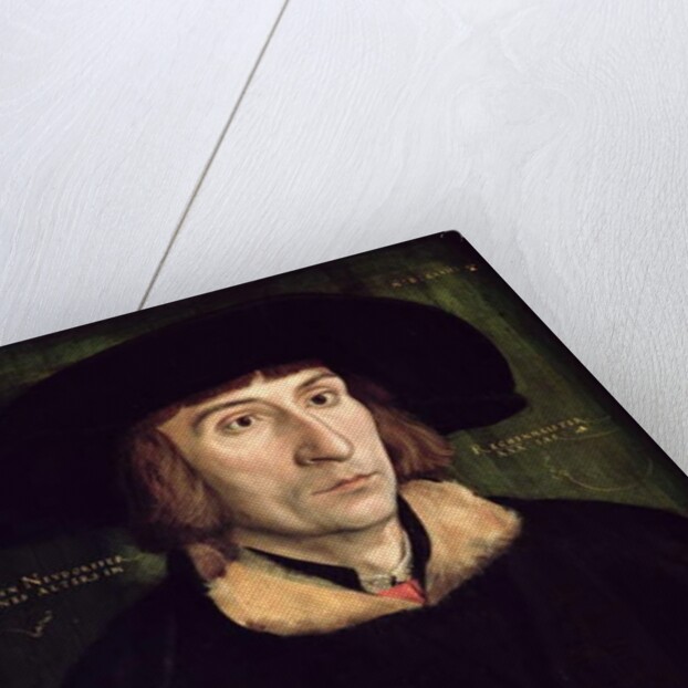 Portrait of Johann Neudorffer 1527 by Barthel Beham