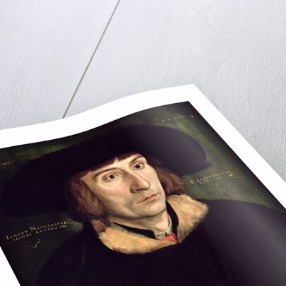 Portrait of Johann Neudorffer 1527 by Barthel Beham