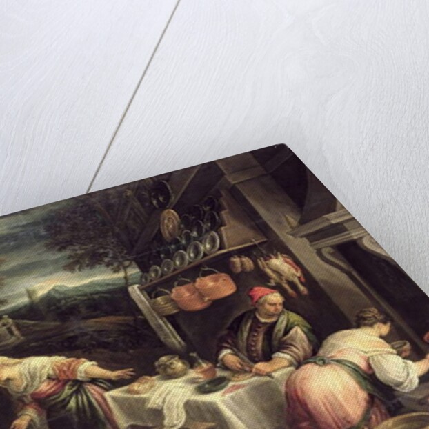 Jesus with Mary and Martha by Francesco Bassano