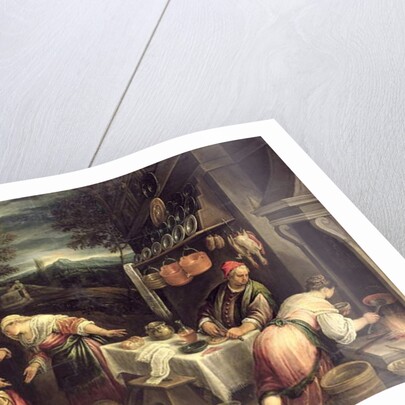 Jesus with Mary and Martha by Francesco Bassano