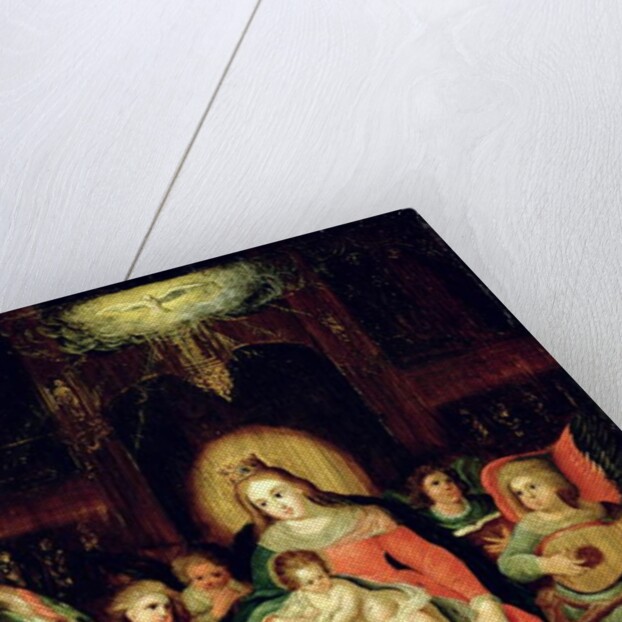 The Virgin Mary with Child and Music-playing Angels by Frans II the Younger Francken