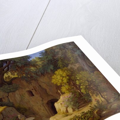 The Hermit, 1834 by Johann Martin von Rohden