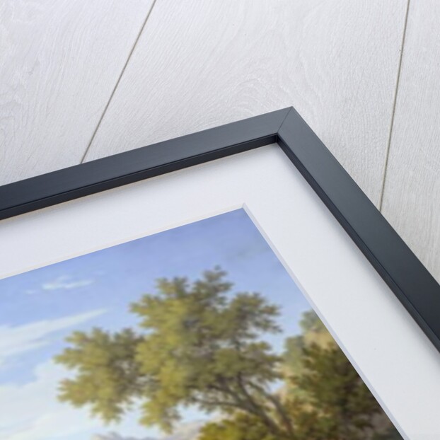 Italian Landscape with a Pilgrim and Rustics, 1829 by Johann Martin von Rohden