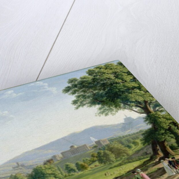 Wilhelmshoehe Castle with the Habichtswald Forest by Johann Erdmann Hummel