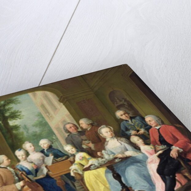 Portrait of the Timmermann Family, 1758 by Johann Heinrich Tischbein