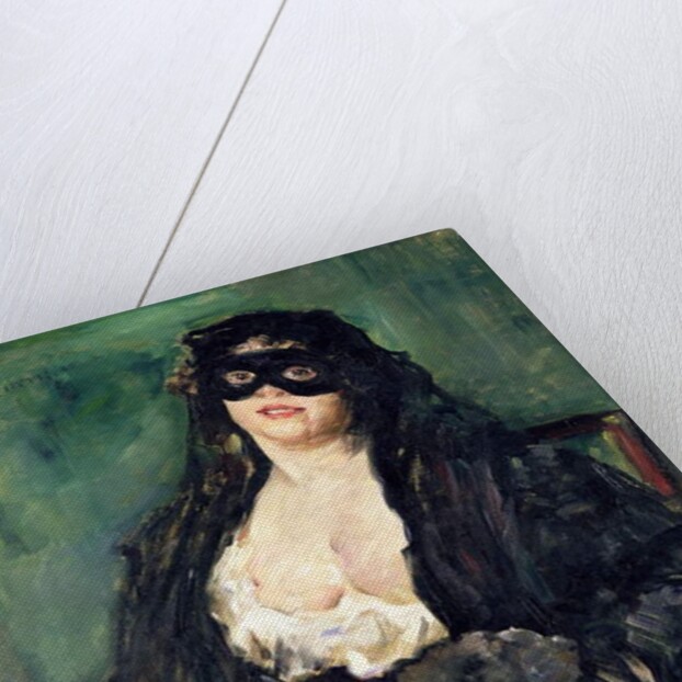 The Black Mask by Lovis (1858-1925) Corinth