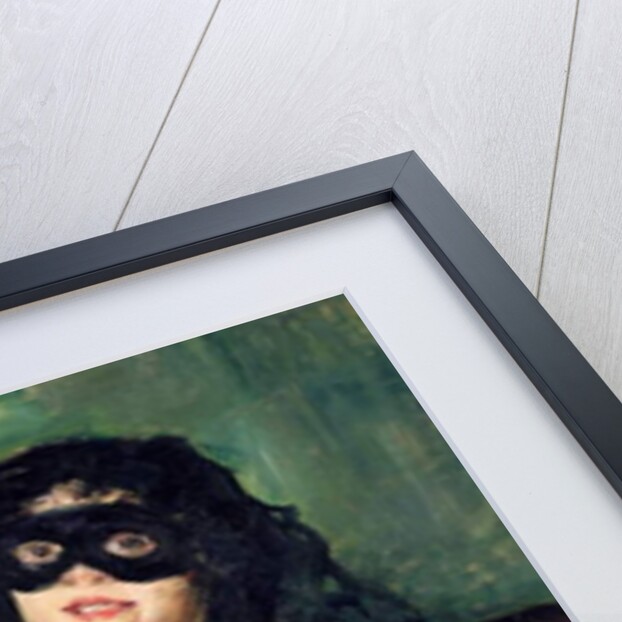 The Black Mask by Lovis (1858-1925) Corinth