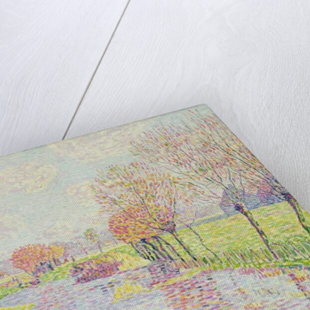 Holland in Late Autumn, Landscape with Willow Trees on Water, 1904 by Paul Baum