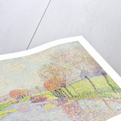 Holland in Late Autumn, Landscape with Willow Trees on Water, 1904 by Paul Baum