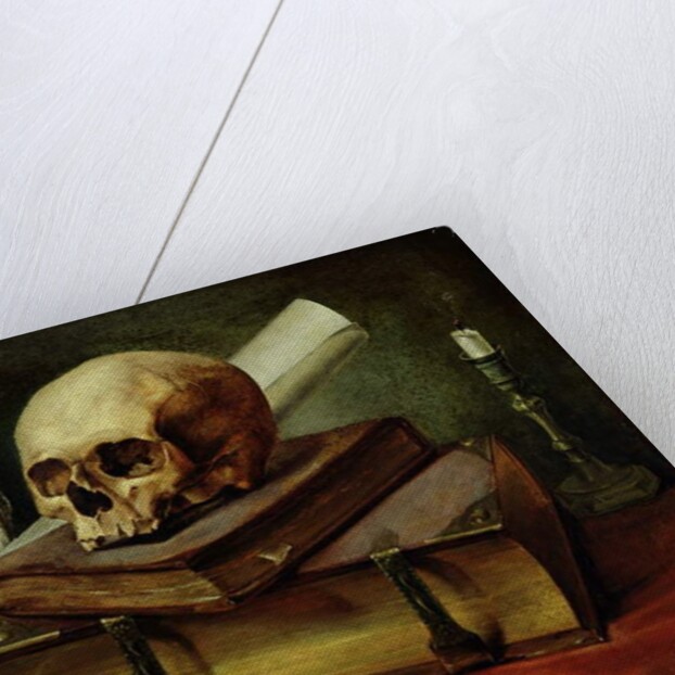 Vanitas, Still Life, 1842 by Johannes Wimmel