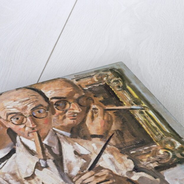 Three-Faced Self Portrait by Karl Leyhausen