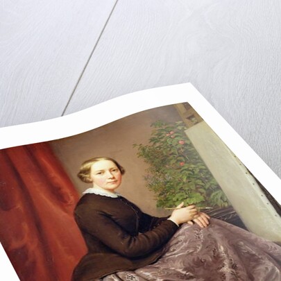 Self Portrait, 1855 by Caroline von der Embde