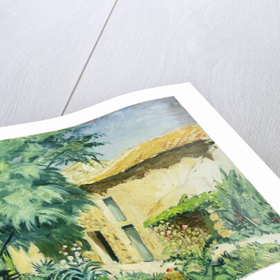 Southern Farm House with Flowerbed by Hans Olde