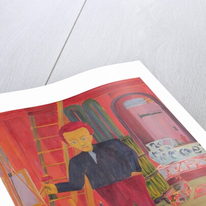 The Painter Ernst Ludwig Kirchner Posing for a Portrait in Davos by Philipp Bauknecht